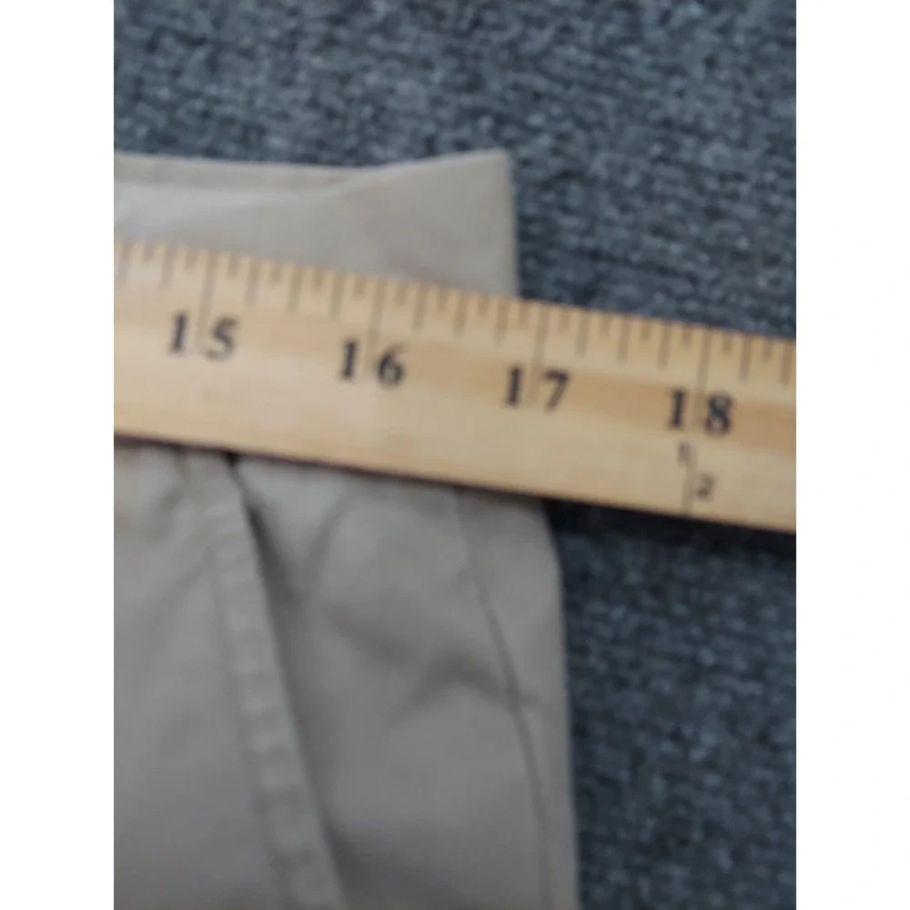 BANANA REPUBLIC Pants Mens 33x32 Tan Khaki DAWSON Chino Cotton Flat Front